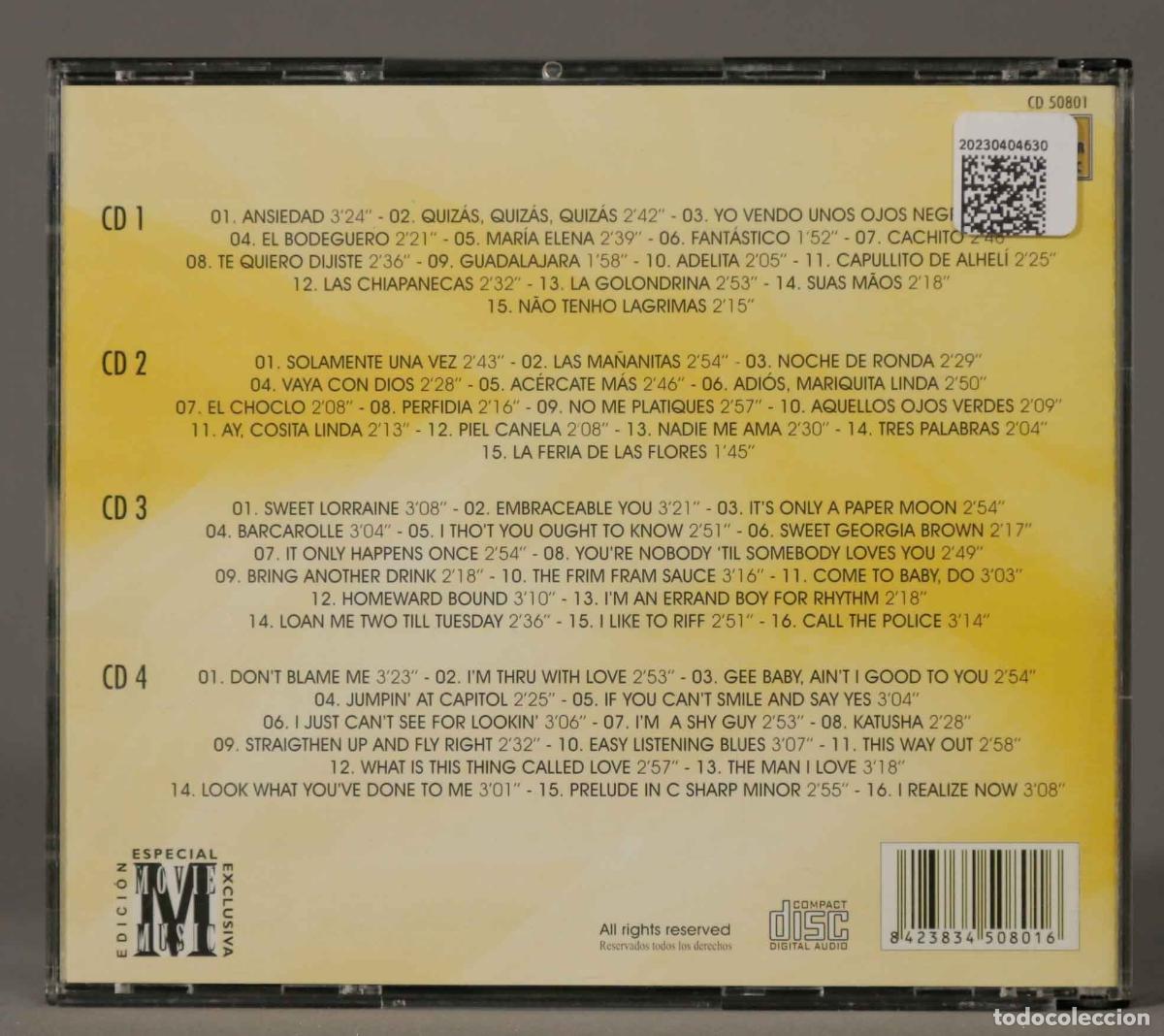 CDs de m&uacute;sica: 4 CD. NAT KING COLE - Foto 2