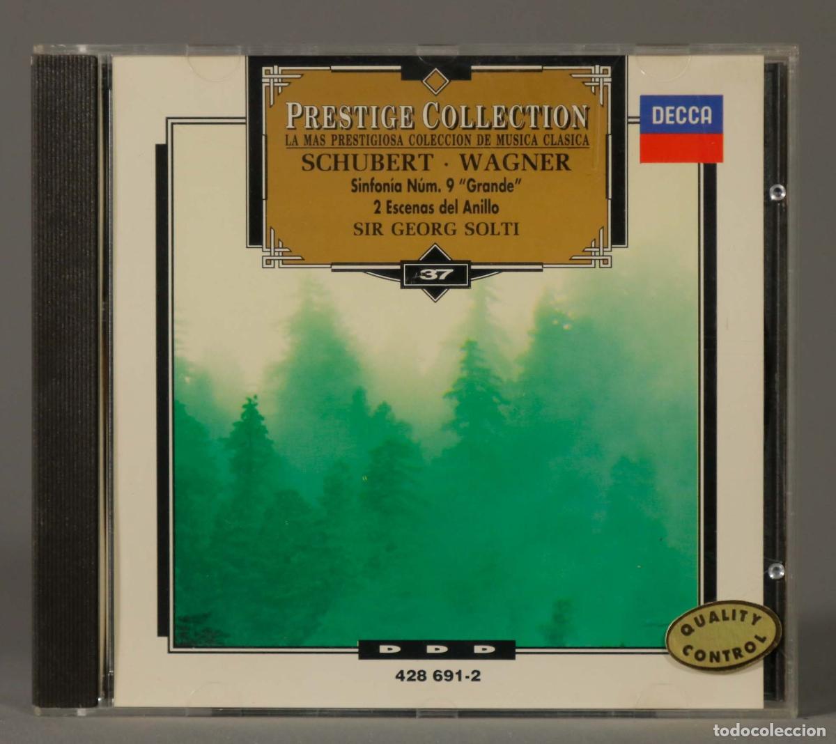 CDs de m&uacute;sica: CD. SCHUBERT. WAGNER. SOLTI - Foto 1
