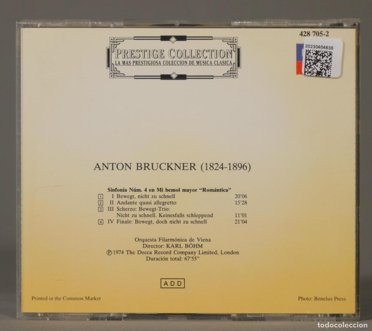 CDs de m&uacute;sica: CD. BRUCKER. BOHM - Foto 2