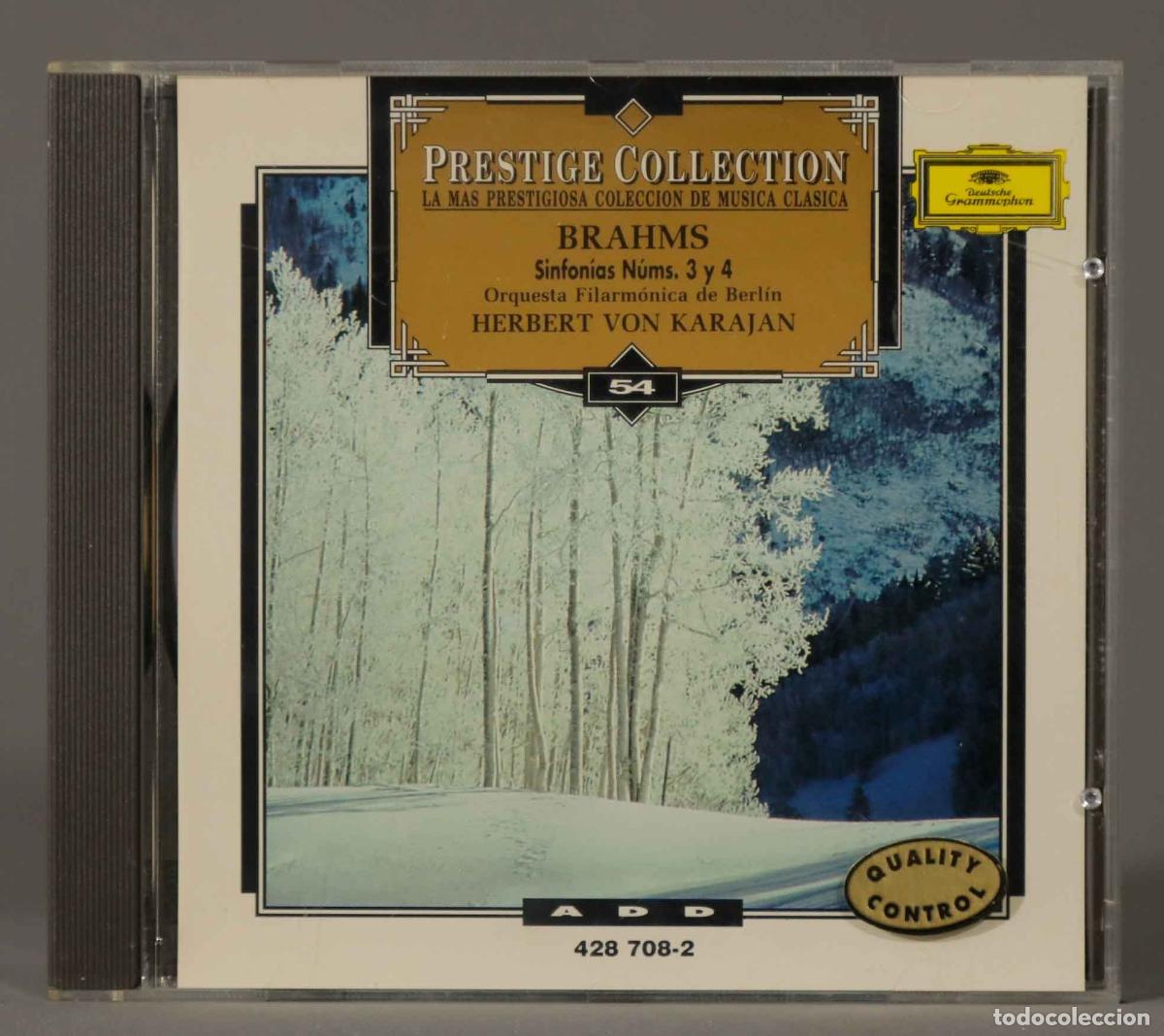 CDs de m&uacute;sica: CD. BRAHMS. KARAJAN - Foto 1
