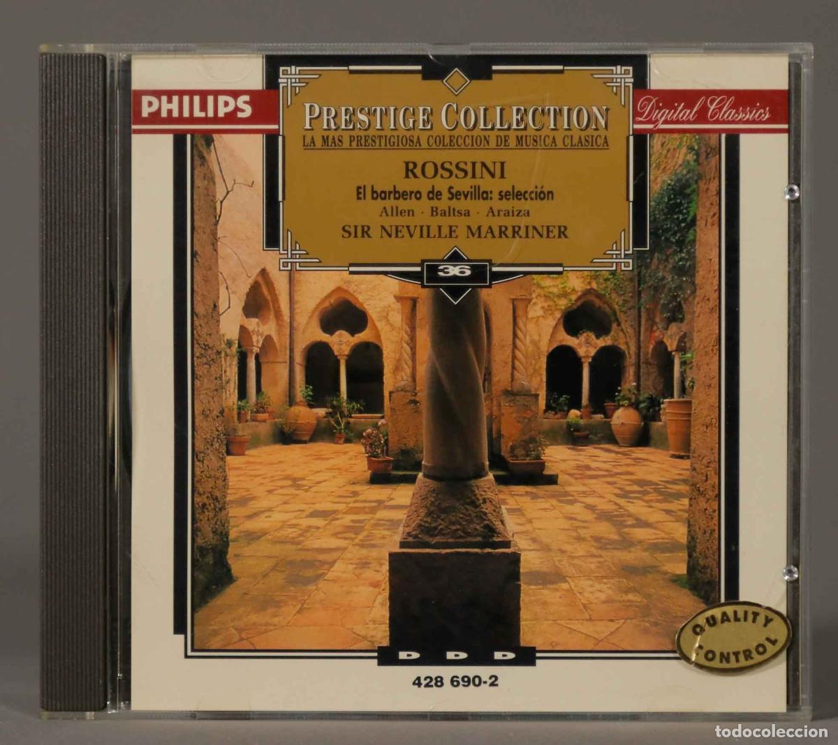 CDs de m&uacute;sica: CD. ROSSINI. MARRINER - Foto 1