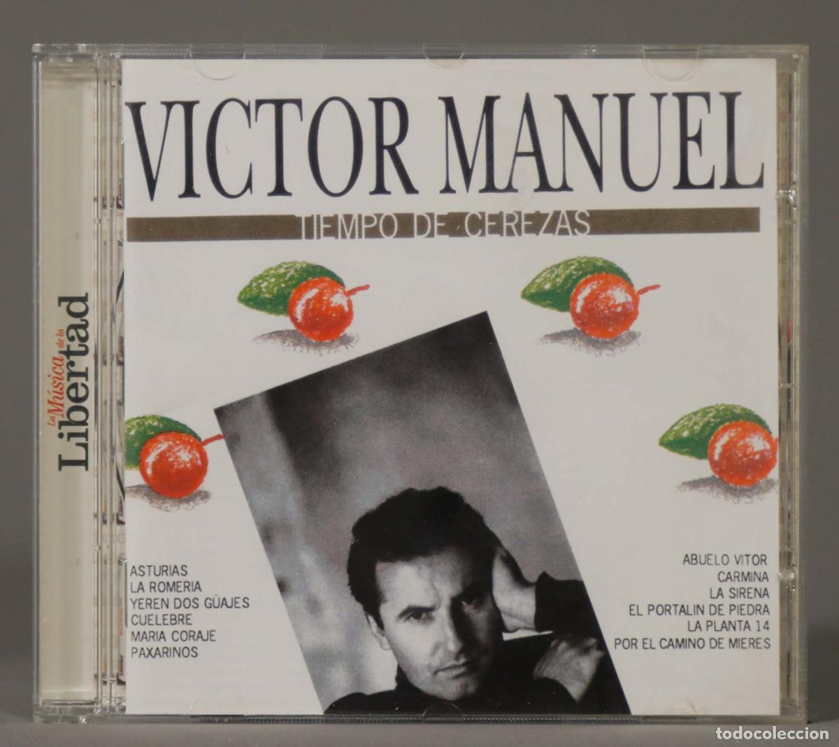 CDs de m&uacute;sica: CD. VICTOR MANUEL. TIEMPO DE CEREZAS - Foto 1