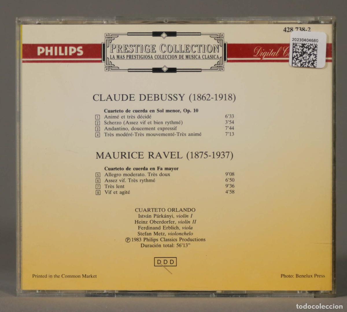 CDs de m&uacute;sica: CD. RAVEL. ORLANDO - Foto 2