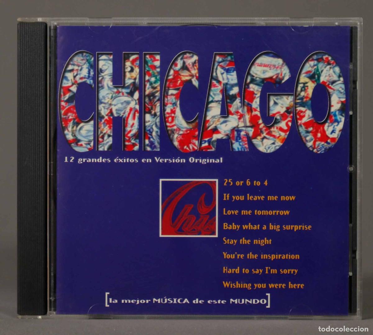 CDs de m&uacute;sica: CD. CHICAGO. 12 GRANDES EXITOS EN VERSION ORIGINAL - Foto 1
