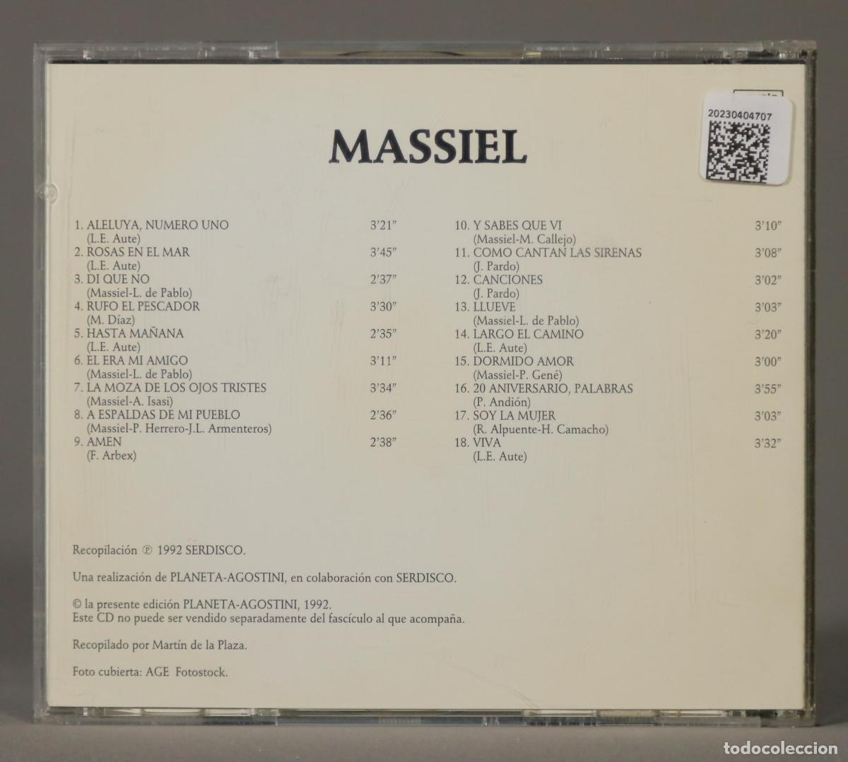 CDs de m&uacute;sica: CD. MASSIEL - Foto 2