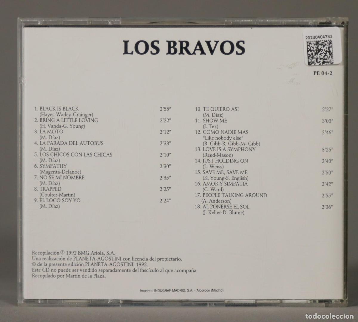CDs de m&uacute;sica: CD. LOS BRAVOS - Foto 2