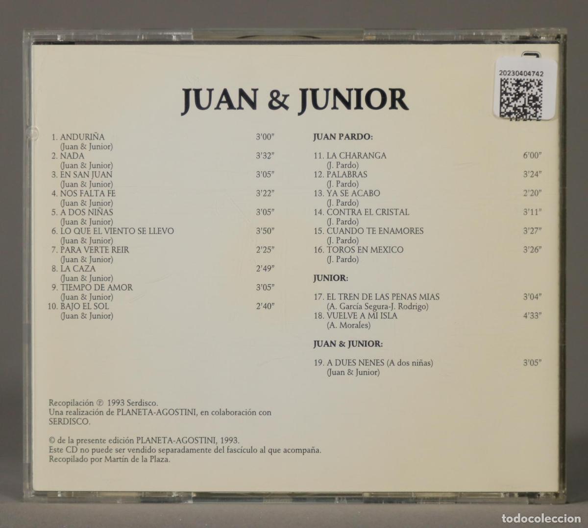 CDs de m&uacute;sica: CD. JUAN AND JUNIOR - Foto 2