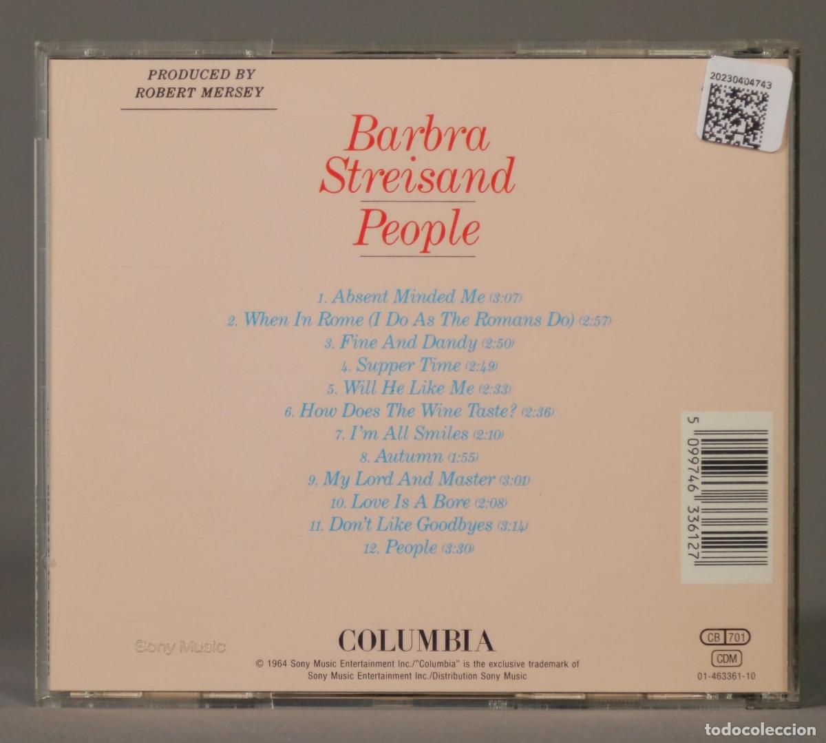 CDs de m&uacute;sica: CD. Barbra Streisand &ndash; People - Foto 2