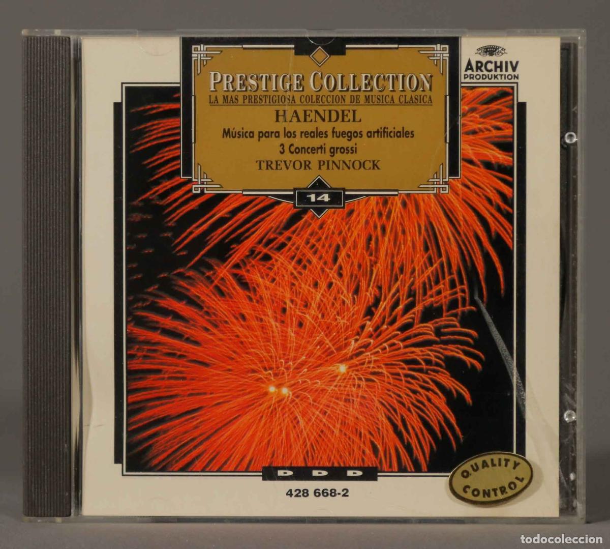 CDs de m&uacute;sica: CD. HAENDEL. PINNOCK. 14. PRESTIGE COLLECTION - Foto 1
