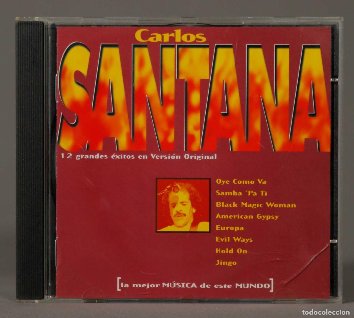CDs de m&uacute;sica: CD. SANTANA. 12 Grandes &Eacute;xitos En Versi&oacute;n Original - Foto 1