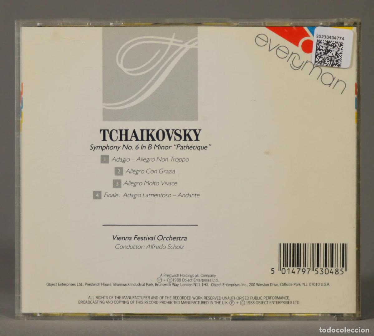 CDs de m&uacute;sica: CD. TCHAIKOVSKY. PATHETIQUE. SCHOLZ - Foto 2