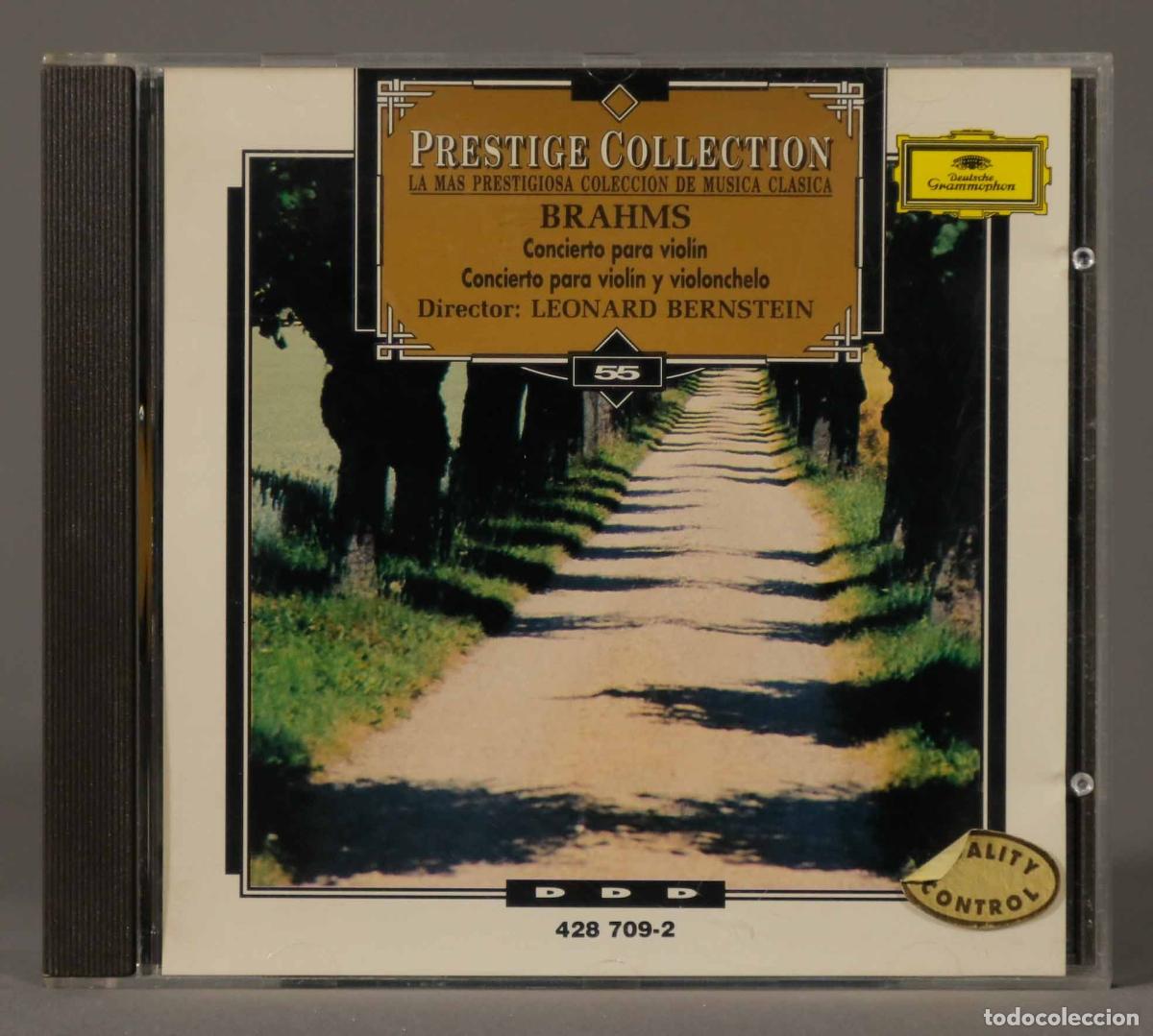 CDs de m&uacute;sica: CD. BRAHMS. BERNSTEIN. 55. PRESTIGE COLLECTION - Foto 1