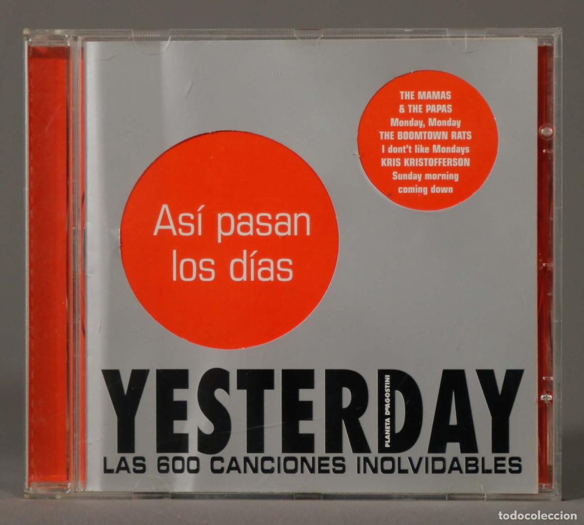 CDs de m&uacute;sica: CD. ASI PASAN LOS DIAS. YESTERDAY - Foto 1