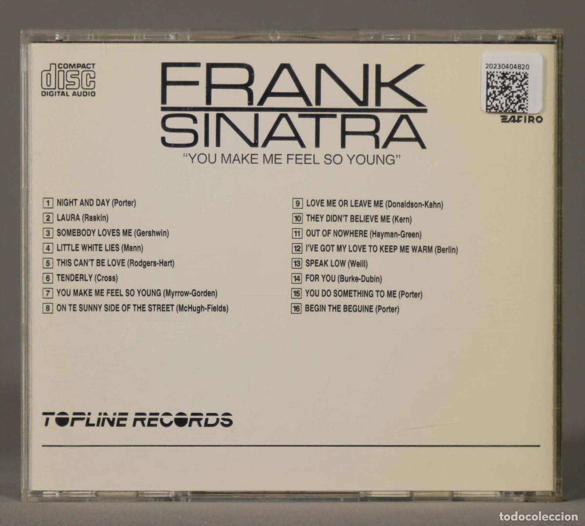 CDs de m&uacute;sica: CD. Frank Sinatra &ndash; You Make Me So Feel Young - Foto 2