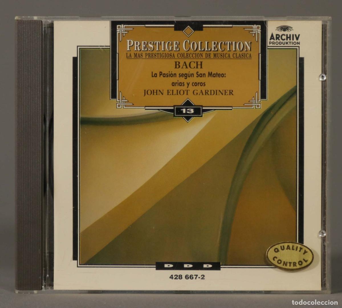 CDs de m&uacute;sica: CD. BACH. GARDINER. 13. PRESTIGE COLLECTION - Foto 1