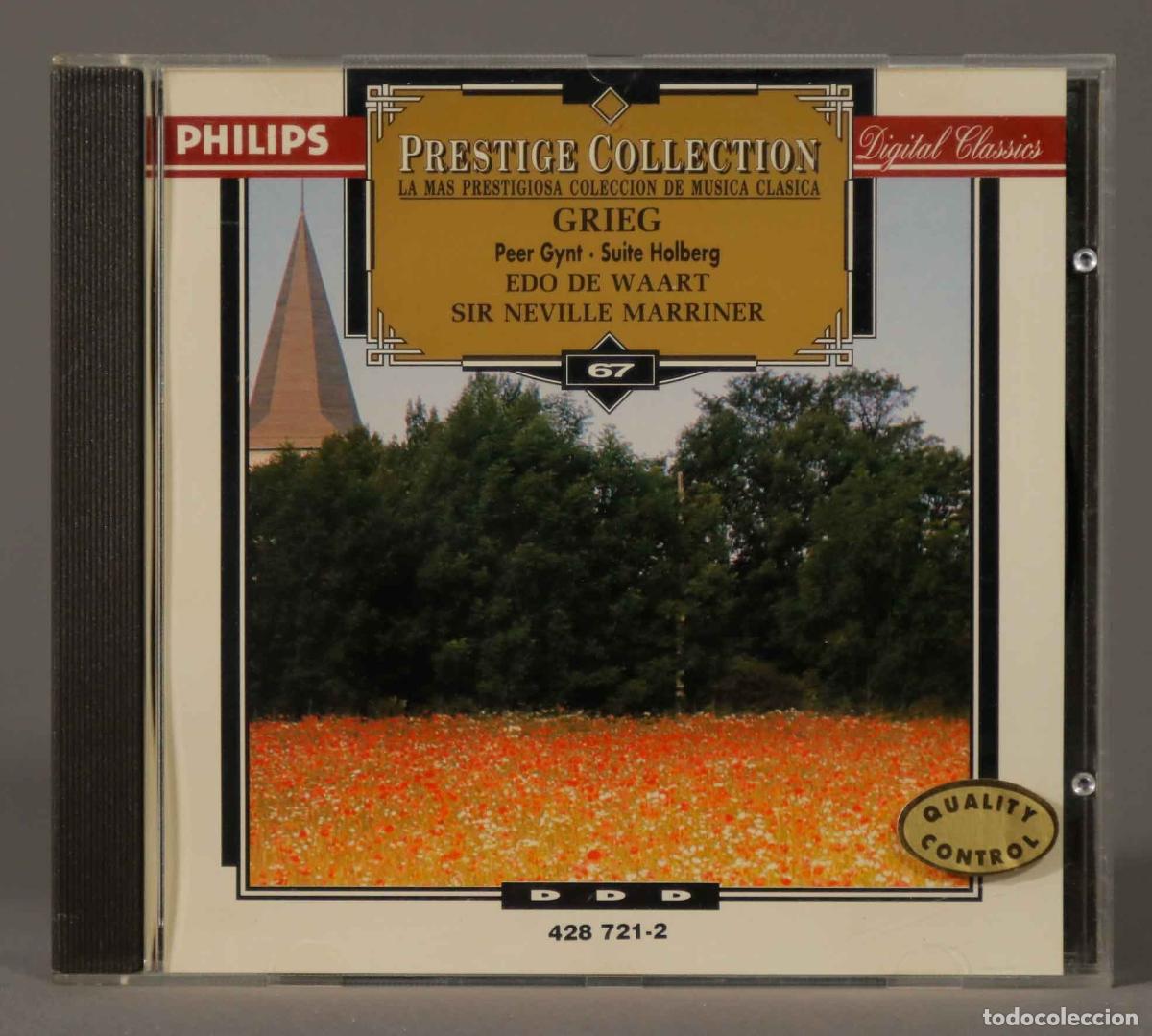CDs de m&uacute;sica: CD. GRIEG. MARRINER. 67. PRESTIGE COLLECTION - Foto 1