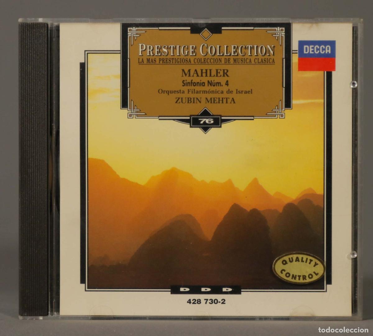 CDs de m&uacute;sica: CD. MAHLER. MEHTA. 76. PRESTIGE COLLECTION - Foto 1