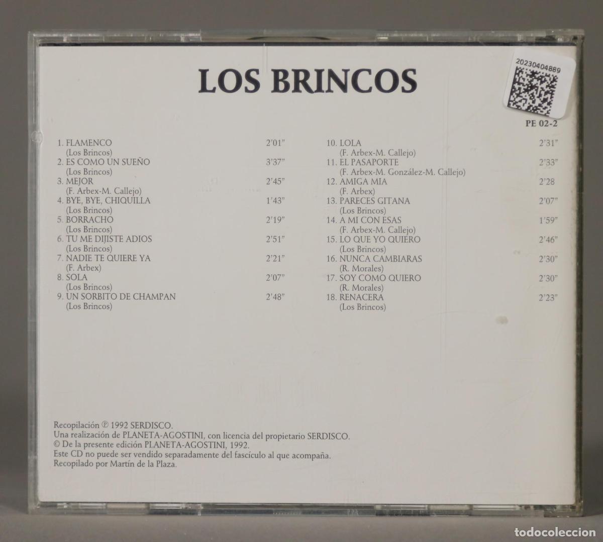 CDs de m&uacute;sica: CD. LOS BRINCOS - Foto 2