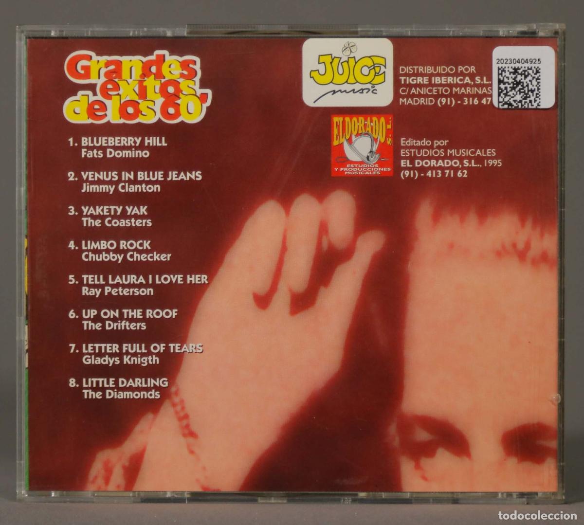 CDs de m&uacute;sica: CD. GRANDES EXITOS DE LOS &acute;60 - Foto 2