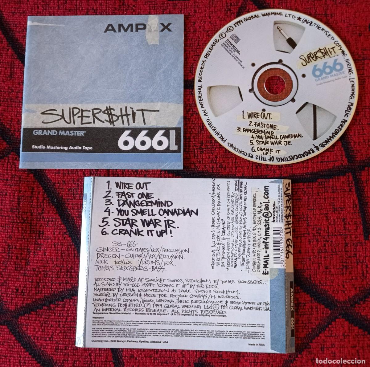CD de M&uacute;sica: SUPERSHIT 666 ** Super$hit 666 ** ORIGINAL 1999 UK CD