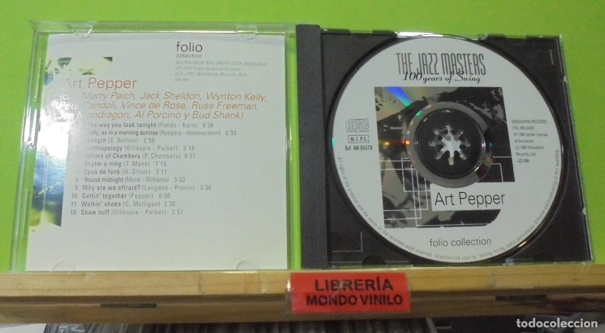 CDs de m&uacute;sica: Art Pepper. The Jazz Masters -- CD - Foto 2