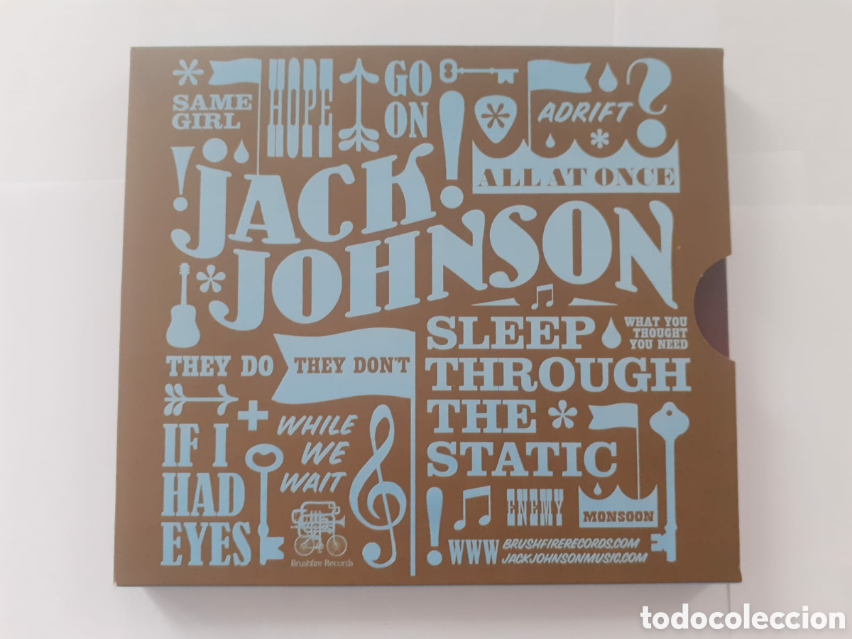CDs de m&uacute;sica: JACK JOHNSON - SLEEP THROUGH THE STATIC - 2 CD SET - Foto 1