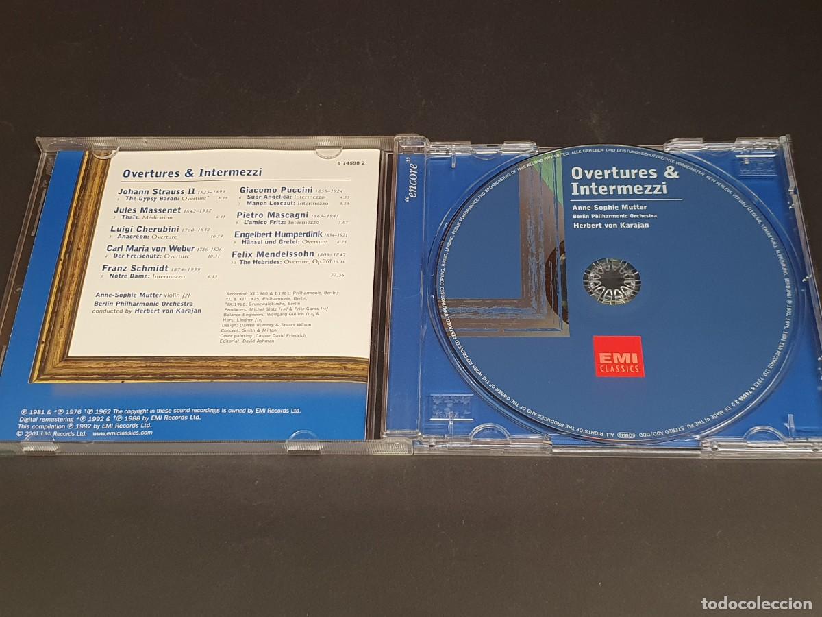 CDs de m&uacute;sica: CD NUEVO - OVERTURES & INTERMEZZI - HERBERT VON KARAJAN - EMI CLASSICS - Foto 2