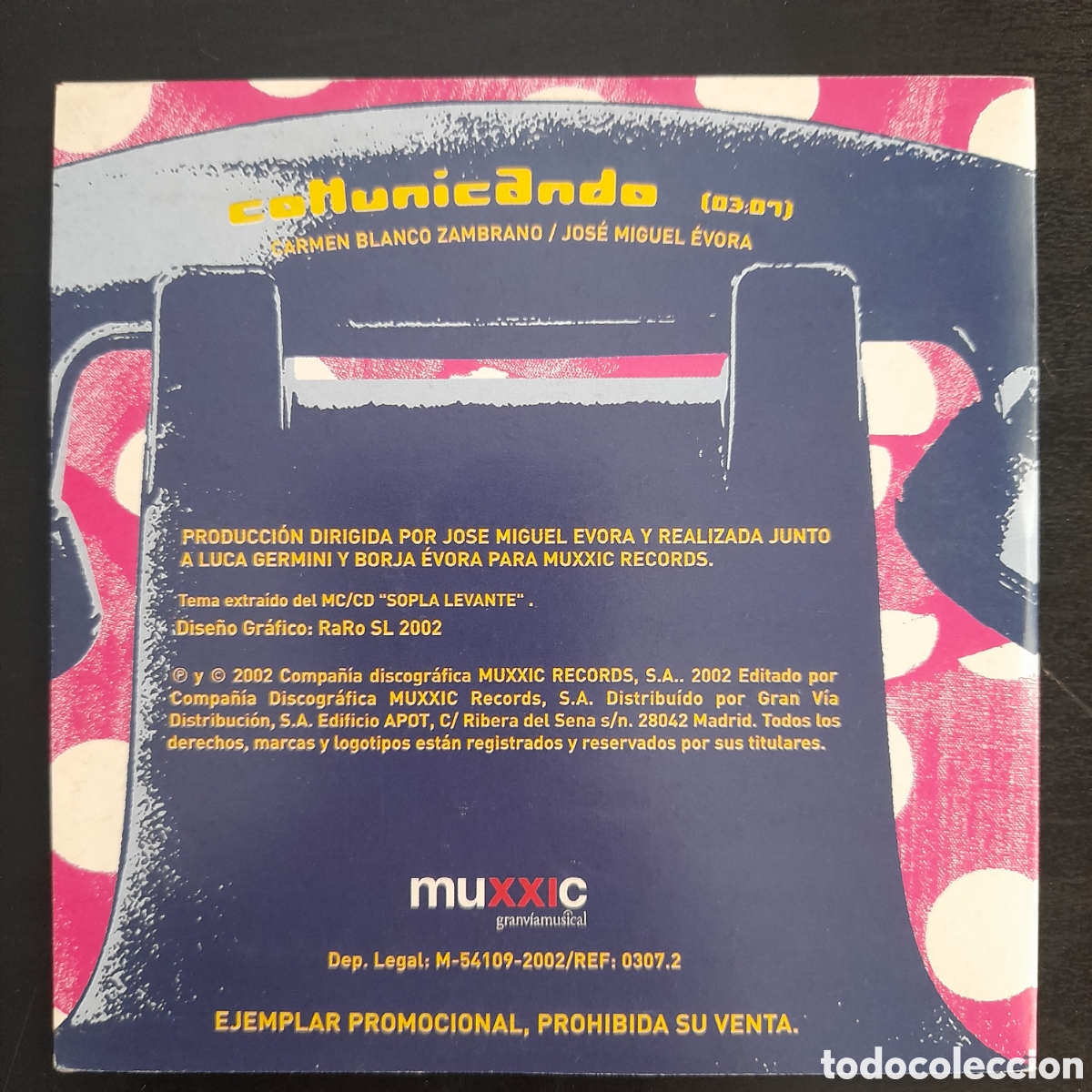CDs de m&uacute;sica: Pap&aacute; Levante &ndash; Comunicando. CD, Single, Promo - Foto 2