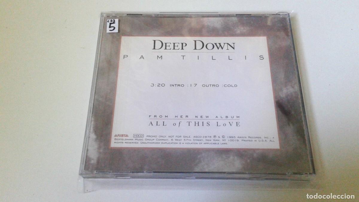 CDs de m&uacute;sica: PAM TILLIS &rdquo;DEEP DOWN&rdquo; CD SINGLE COMO NUEVO - Foto 2