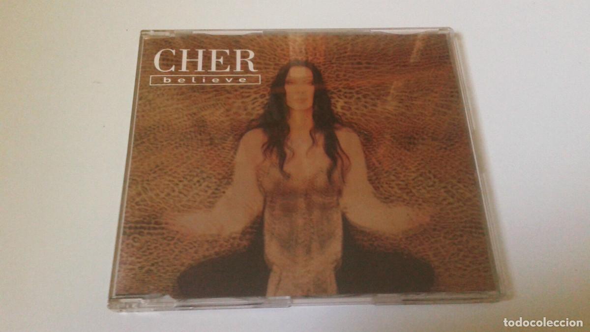 CDs de m&uacute;sica: CHER &rdquo;BELIEVE&rdquo; CD SINGLE 3 TRACKS - Foto 1