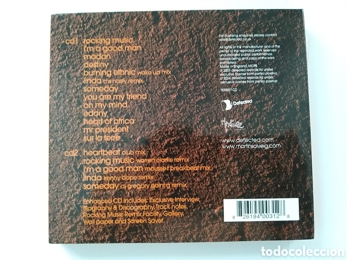 CDs de m&uacute;sica: MARTIN SOLVEIG - SUR LA TERRE - 2 CD SET - Foto 2