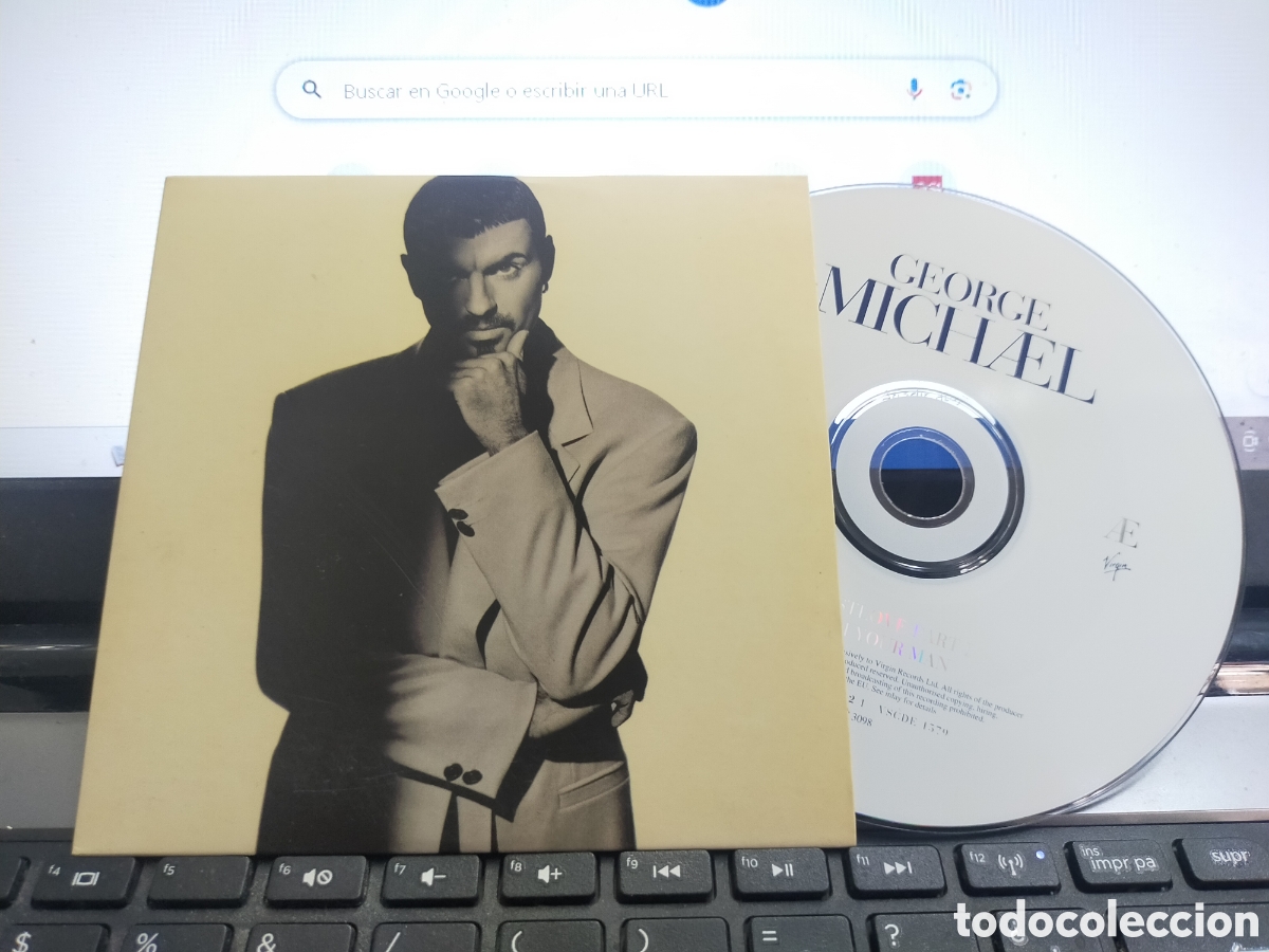 CDs de m&uacute;sica: George Michael CD single fastlove 1996 - Foto 1