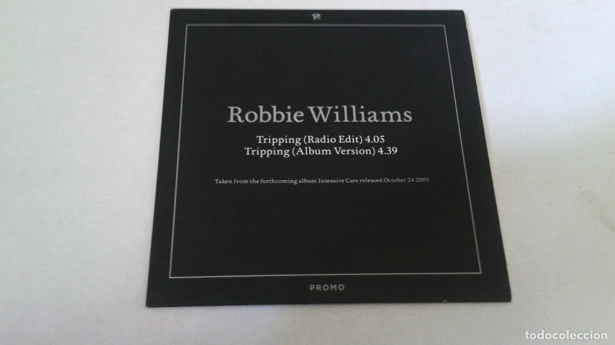 CDs de m&uacute;sica: ROBBIE WILLIAMS &rdquo;TRIPPING&rdquo; CD SINGLE 2 TRACKS PRECINTADO SEALED - Foto 1