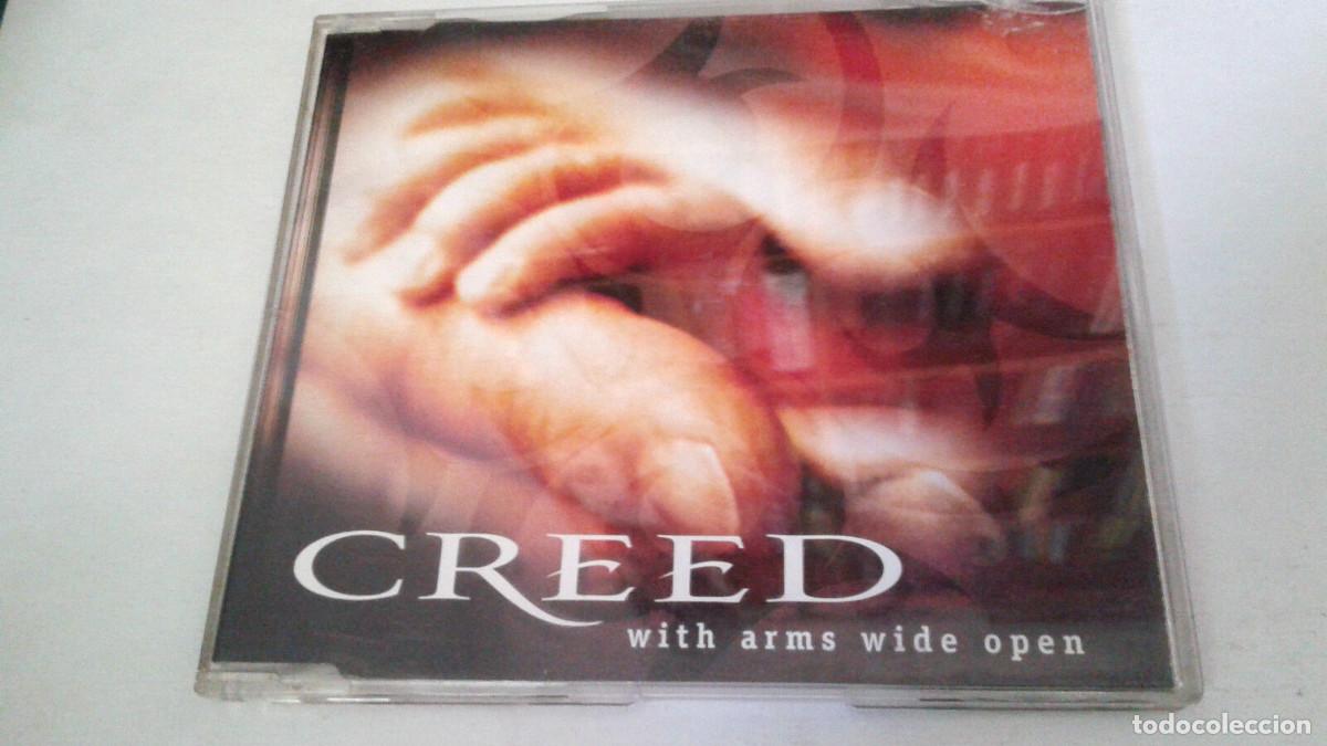 CDs de m&uacute;sica: CREED &rdquo;WITH ARMS WIDE OPEN&rdquo; CD SINGLE 2 TRACKS COMO NUEVO - Foto 1