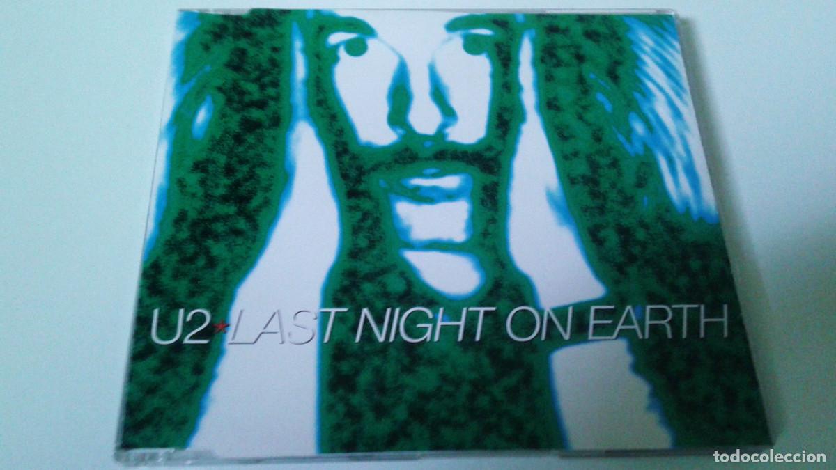CDs de m&uacute;sica: U2 &rdquo;LAST NIGHT ON EARTH&rdquo; CD SINGLE 4 TRACKS - Foto 1