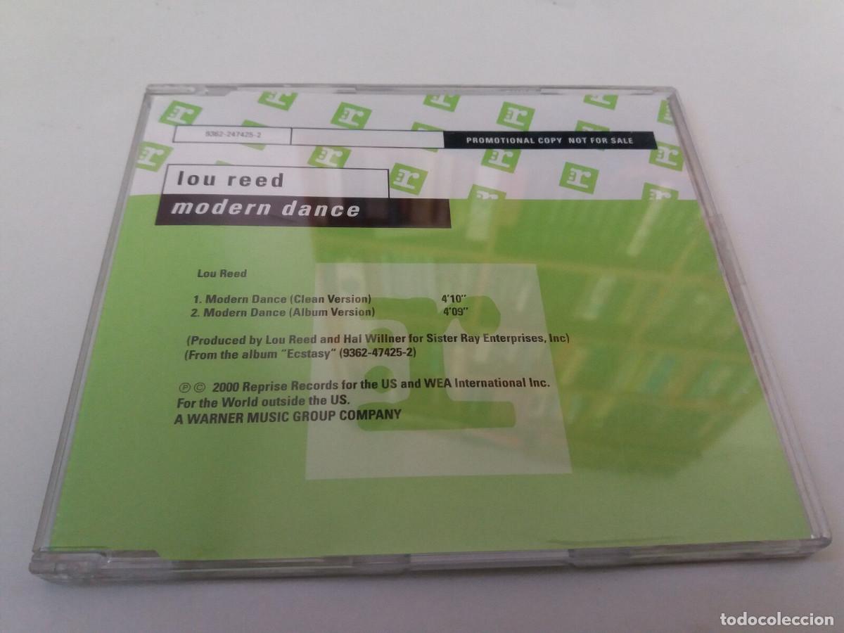 CDs de m&uacute;sica: LOU REED &rdquo;MODERN DANCE&rdquo; CD SINGLE 2 TRACKS COMO NUEVO - Foto 1