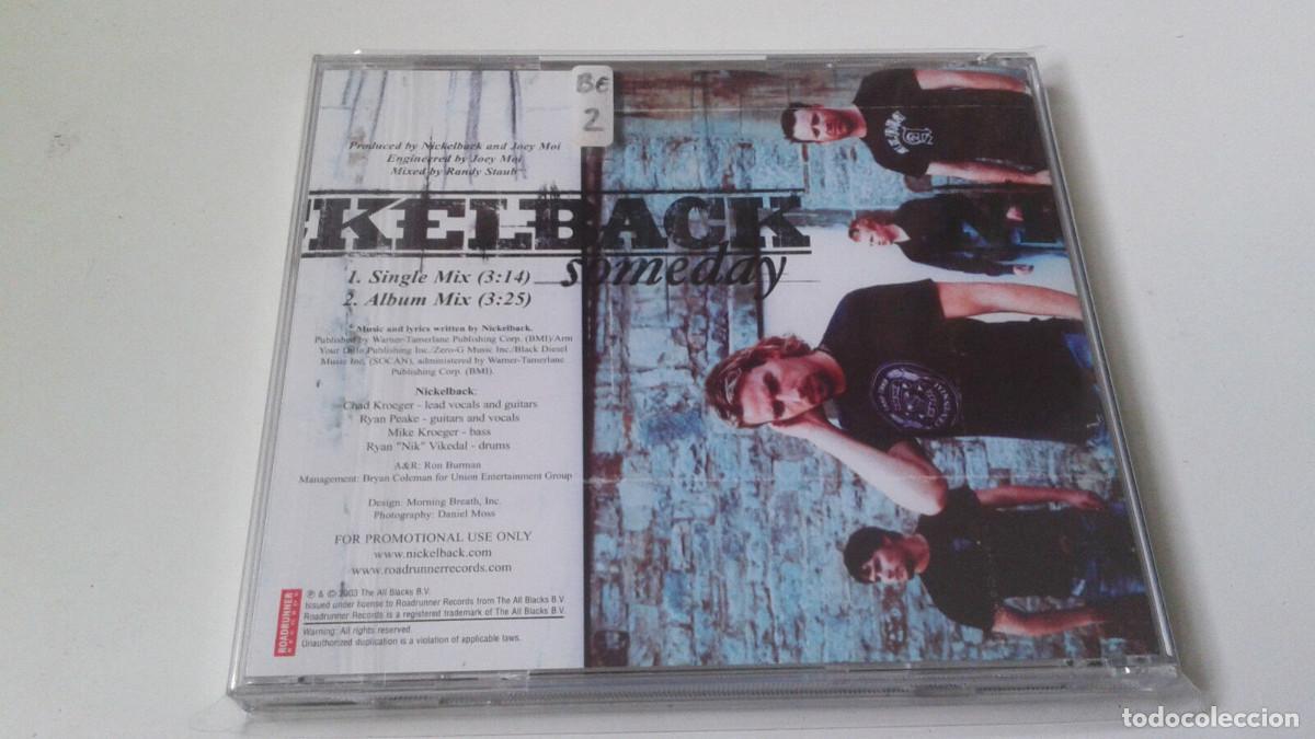CDs de m&uacute;sica: NICKELBACK &rdquo;SOMEDAY&rdquo; CD SINGLE 2 TRACKS COMO NUEVO - Foto 2