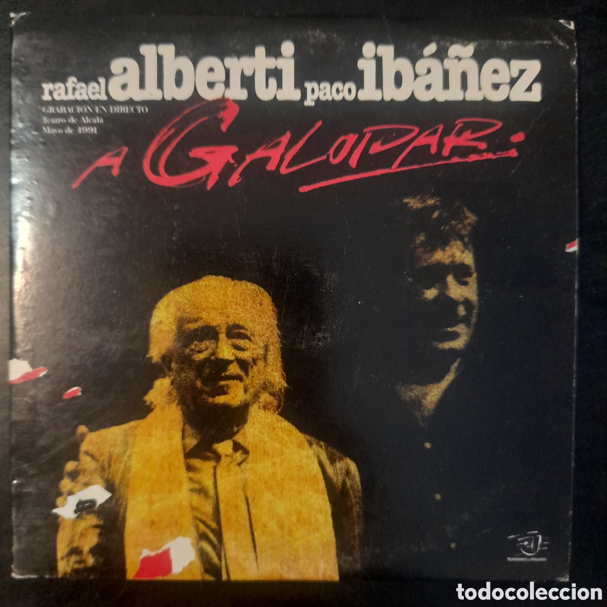 CDs de m&uacute;sica: Rafael Alberti, Paco Iba&ntilde;ez &ndash; A Galopar. CD, Single - Foto 1