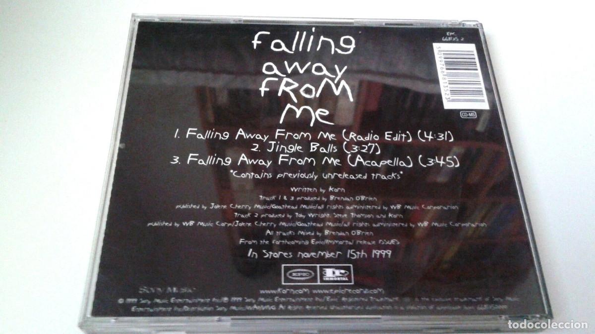 CDs de m&uacute;sica: KORN &rdquo;FALLING AWAY FROM ME&rdquo; CD SINGLE 3 TRACKS COMO NUEVO - Foto 2