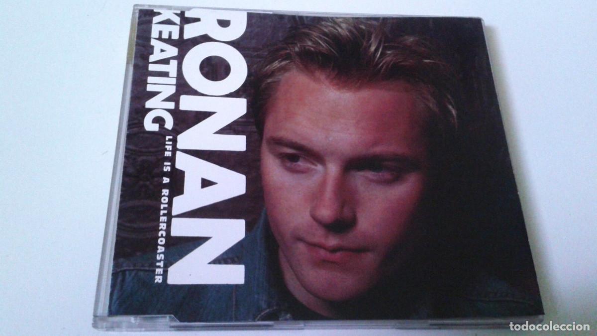CDs de m&uacute;sica: RONAN KEATING &rdquo;LIFE IS A ROLLERCOASTER&rdquo; CD SINGLE 1 TRACKS COMO NUEVO - Foto 1