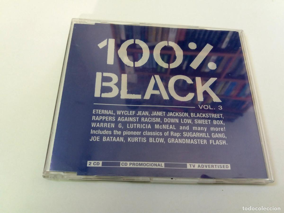 CDs de m&uacute;sica: CD SINGLE &rdquo;100% BLACK VOL. 3&rdquo; CD SINGLE 5 TRACKS COMO NUEVO - Foto 1