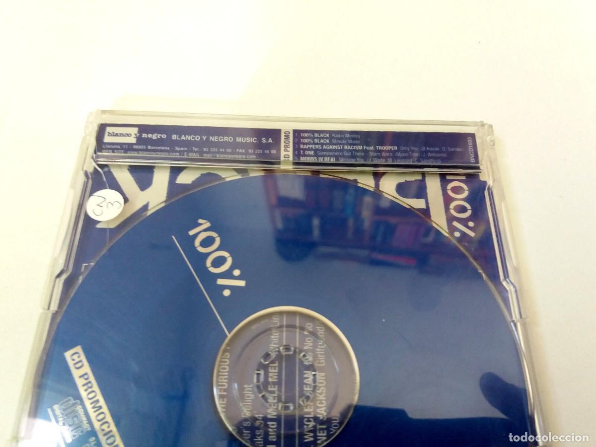 CDs de m&uacute;sica: CD SINGLE &rdquo;100% BLACK VOL. 3&rdquo; CD SINGLE 5 TRACKS COMO NUEVO - Foto 2
