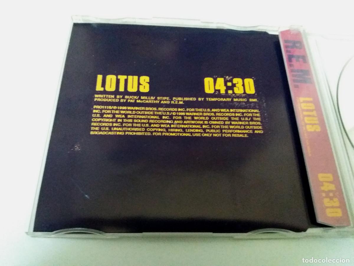 CDs de m&uacute;sica: R.E.M. &rdquo;LOTUS&rdquo; CD SINGLE 1 TRACKS COMO NUEVO - Foto 2