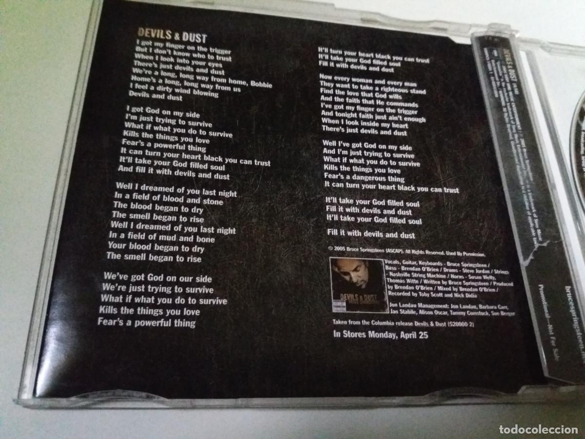 CDs de m&uacute;sica: BRUCE SPRINGSTEEN &rdquo;DEVILS & DUST&rdquo; CD SINGLE 1 TRACKS - Foto 2