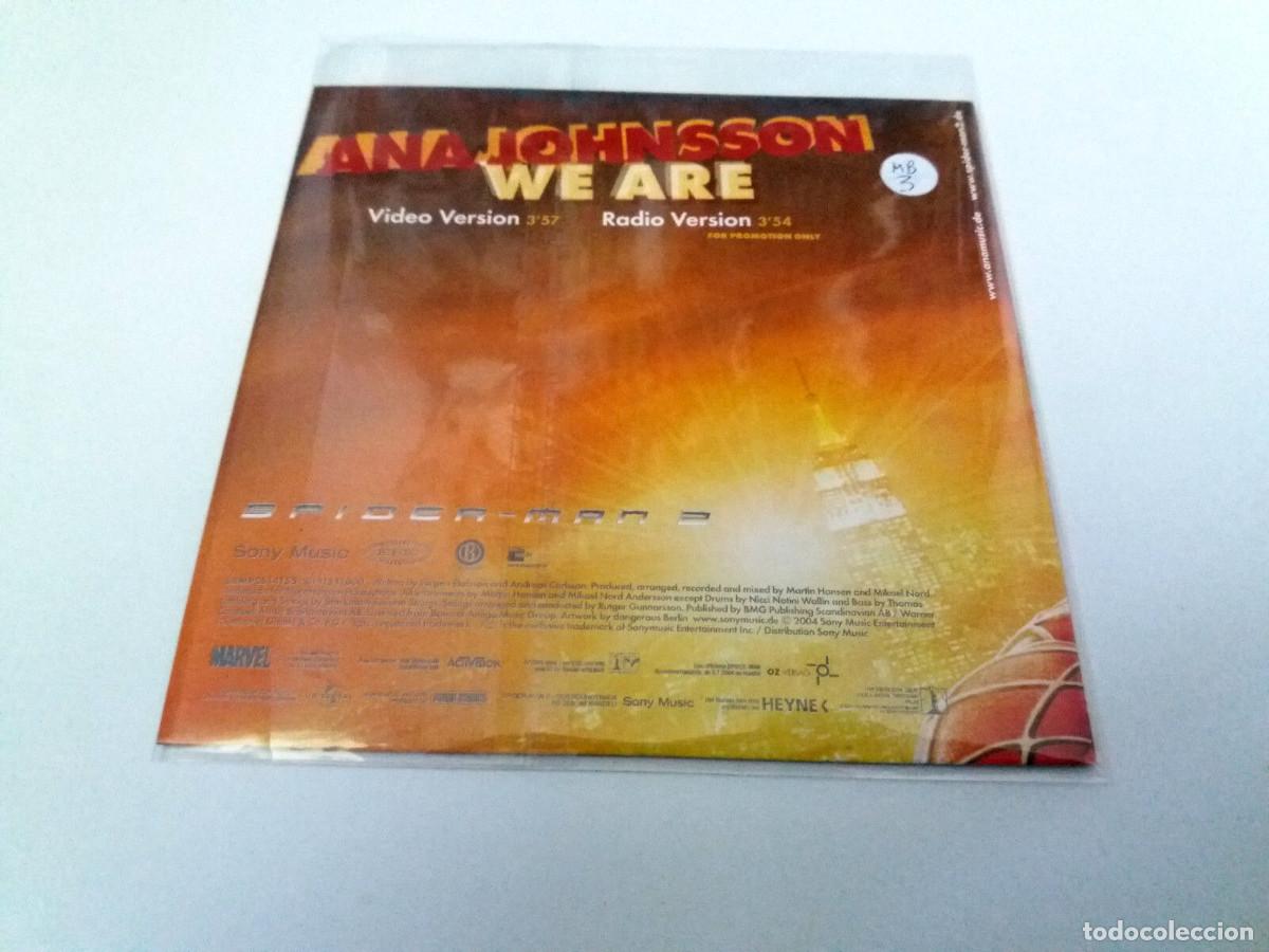 CDs de m&uacute;sica: ANA JOHNSSON &rdquo;WE ARE&rdquo; CD SINGLE 2 TRACKS - Foto 2