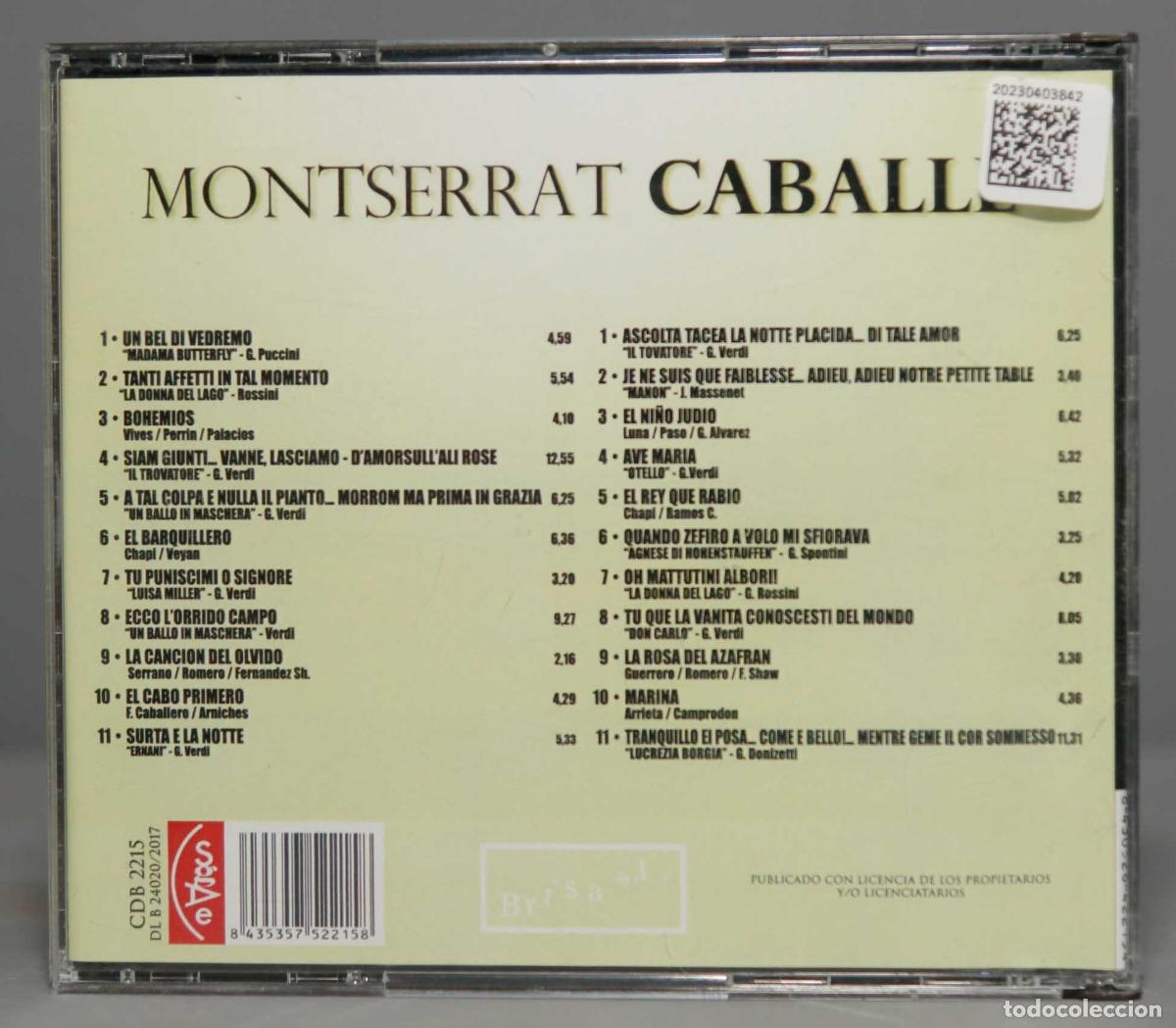 CDs de m&uacute;sica: 2 CD. MONTSERRAT CABALLE - Foto 2