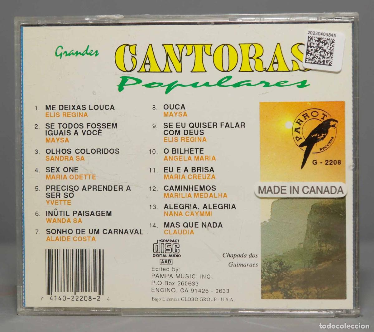 CDs de m&uacute;sica: CD. GRANDES CANTORAS POPULARES - Foto 2