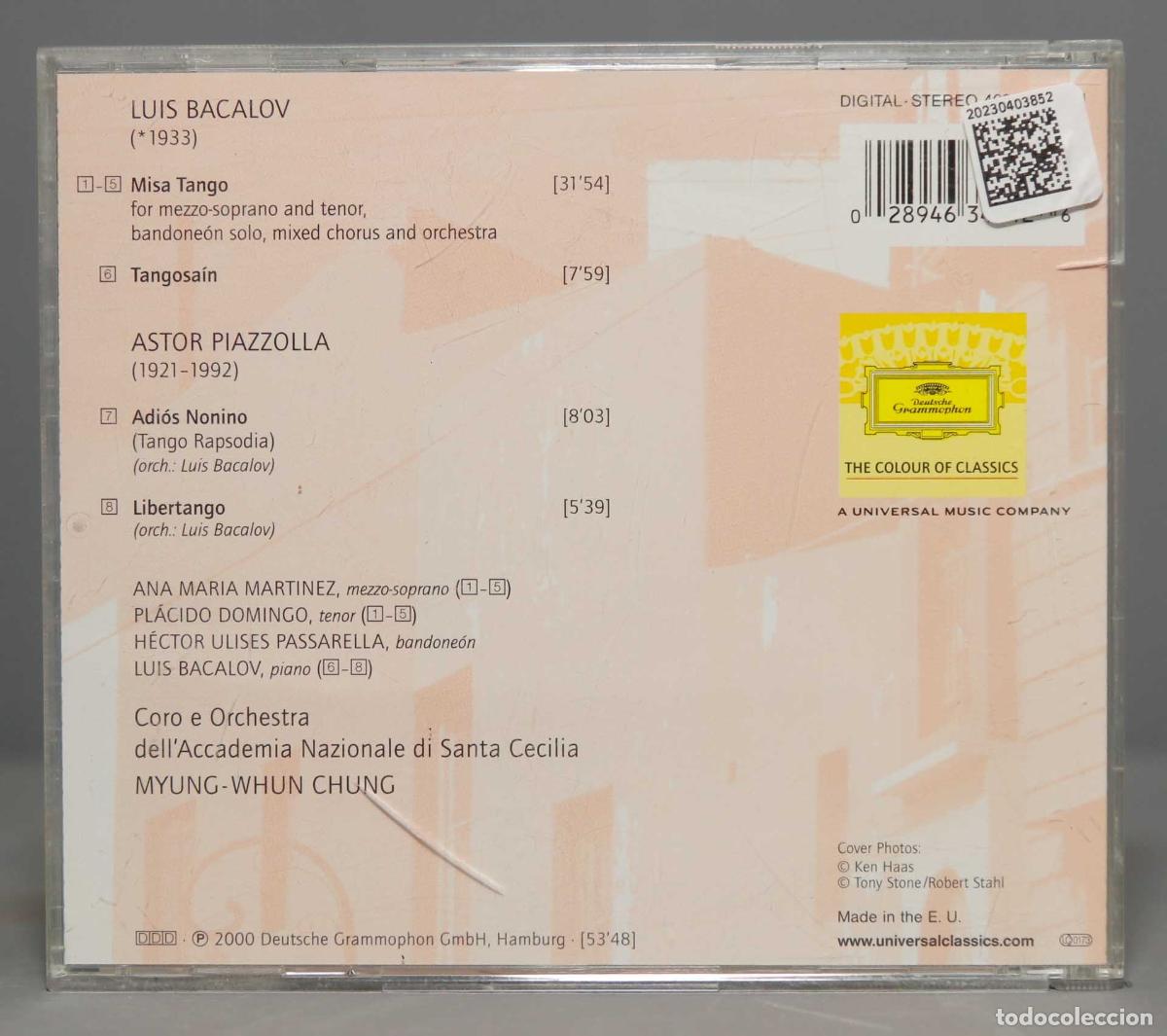 CDs de m&uacute;sica: CD. MISA TANGO. BACALOV. CHUNG - Foto 2