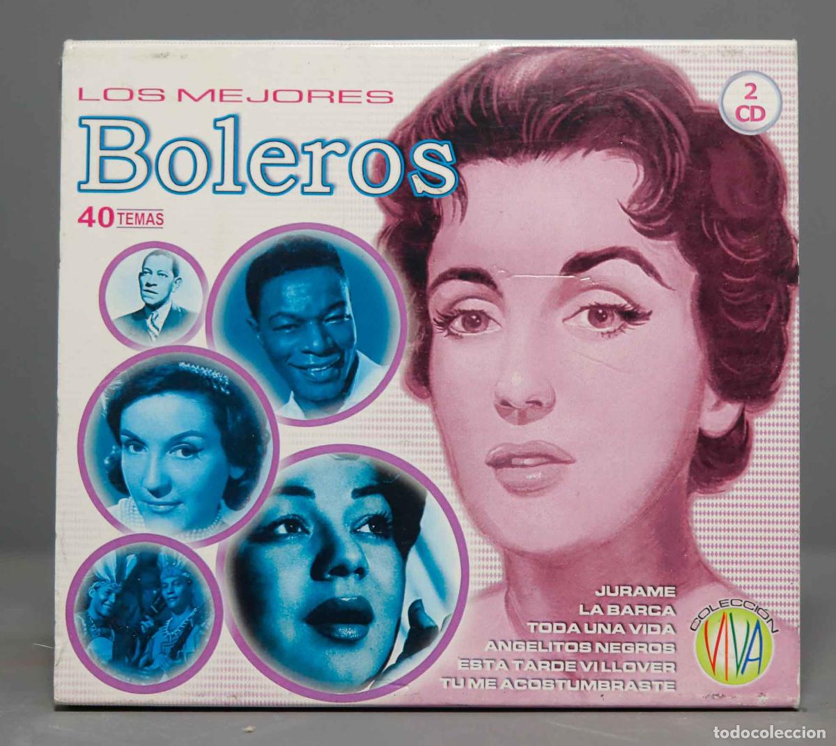CDs de m&uacute;sica: 2 CD. LOS MEJORES BOLEROS - Foto 1