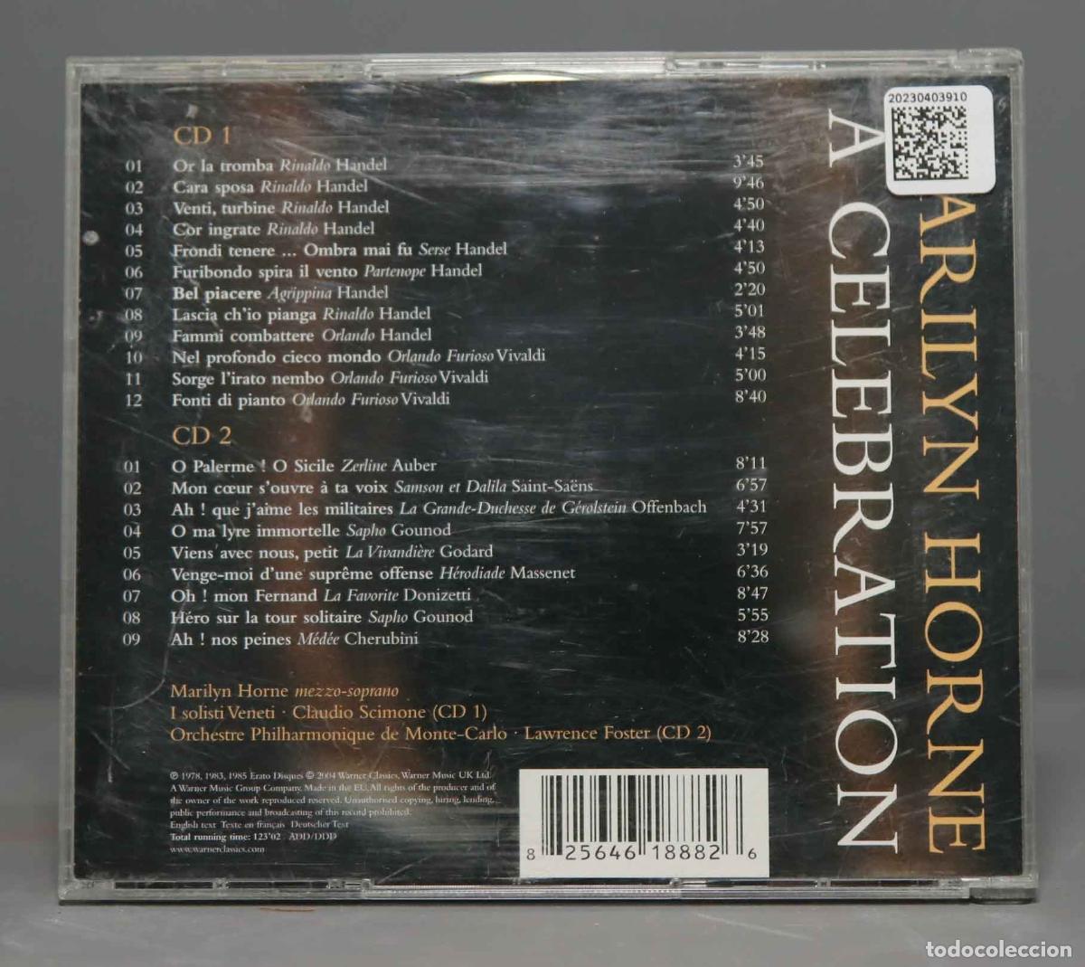 CDs de m&uacute;sica: CD. MARILYN HORNE. A CELEBRATION - Foto 2